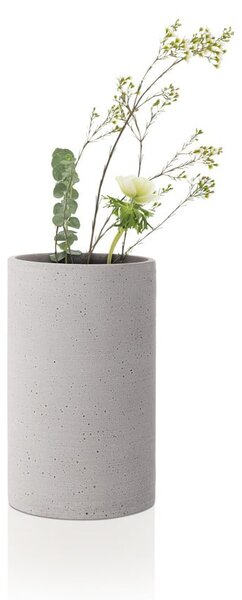 Svetlo siva vaza Blomus Bouquet, višina 20 cm