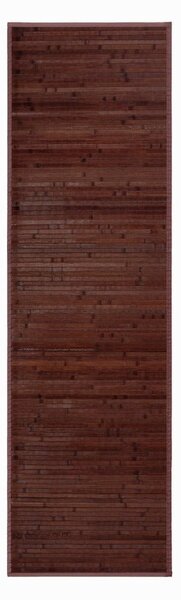 Temno rjava bambusova preproga 60x200 cm – Casa Selección