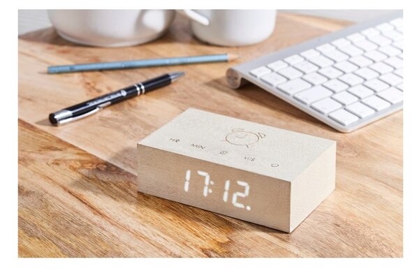 Digitalna budilka Flip Click – Gingko