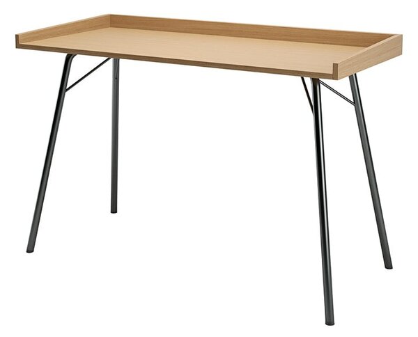 Pisalna miza s hrastovo ploščo 52x115 cm Rayburn - Woodman