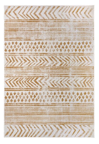 Oker/bela zunanja preproga 120x170 cm Biri – NORTHRUGS