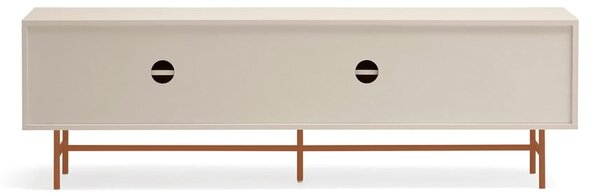 Opečnato oranžna/bež TV omarica 180x56 cm Nube – Teulat