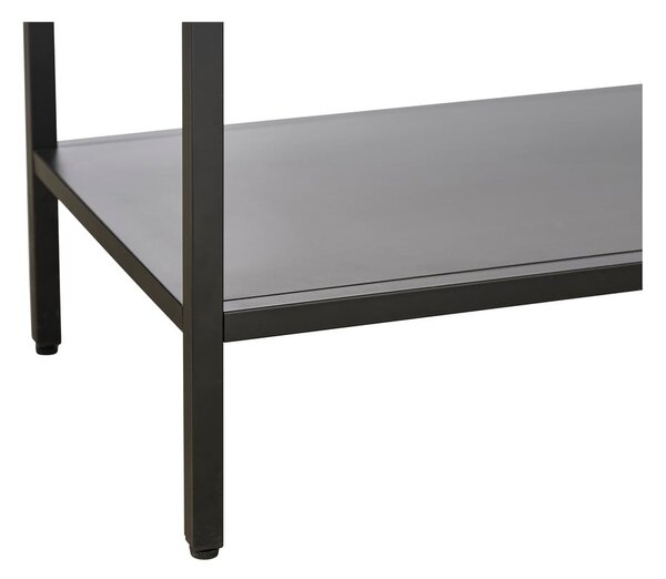 Črna kovinska vitrina 90x160 cm Carmel – Unique Furniture