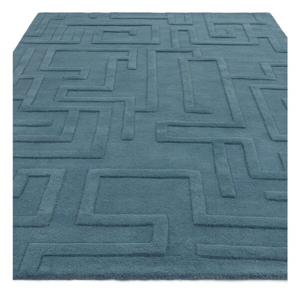 Modra volnena preproga 120x170 cm Maze – Asiatic Carpets