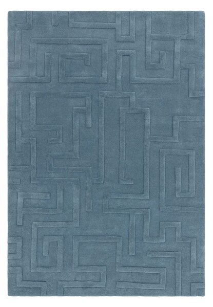 Modra volnena preproga 120x170 cm Maze – Asiatic Carpets