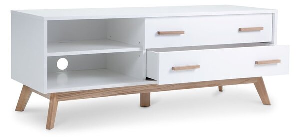 Bela TV omarica 130x50 cm Kensal – Woodman