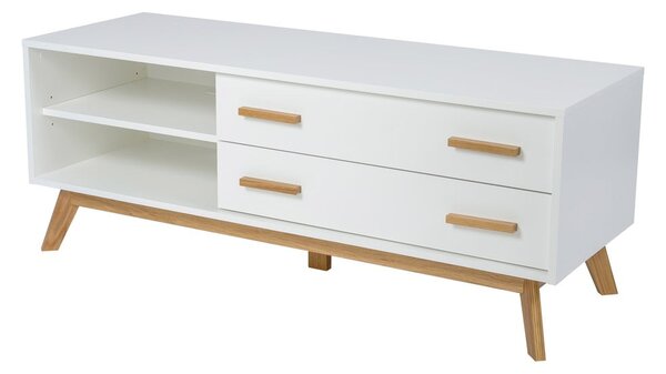 Bela TV omarica 130x50 cm Kensal – Woodman