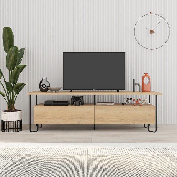 TV omarica v hrastovem dekorju 150x45 cm Dilly – Marckeric