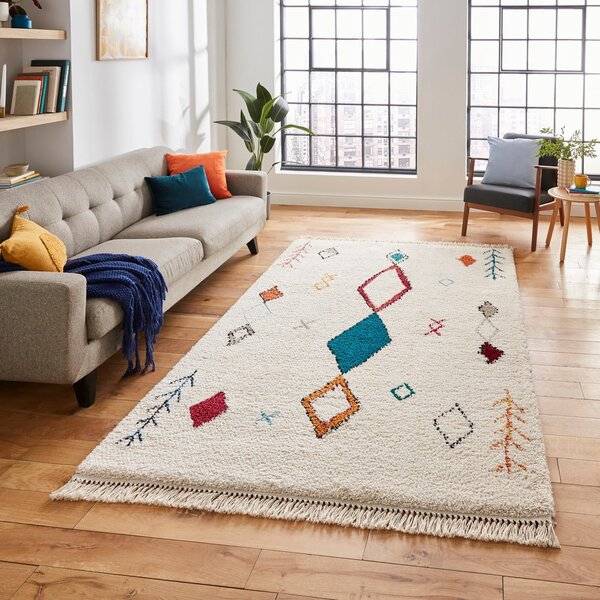 Bež preproga 170x120 cm Boho - Think Rugs