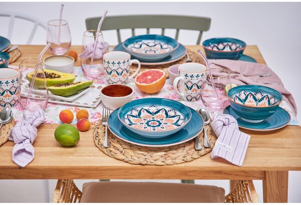 30-delni komplet porcelanaste posode Bonami Essentials Hestia