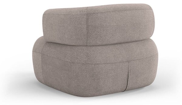 Bež fotelj iz tkanine bouclé Jenny – Micadoni Home