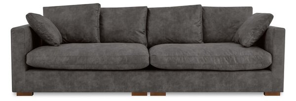 Antracitno siva sedežna garnitura 266 cm Comfy – Scandic