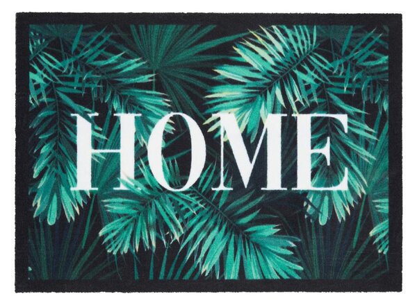 Modern Living Predpražnik Jungle Leaves, Antracit, Zelena, Ca. 50/70 Cm