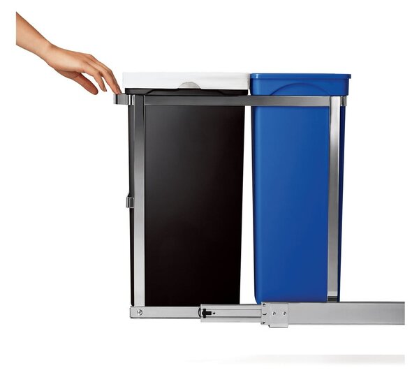 Plastični koš za smeti 35 l Dual - simplehuman