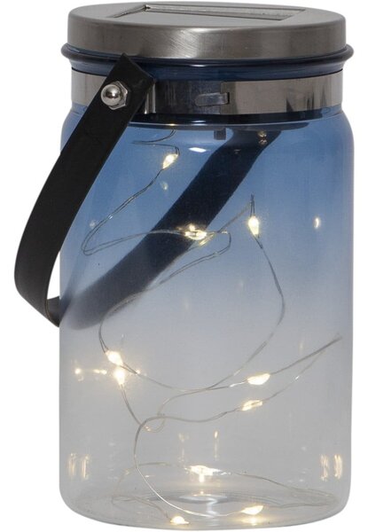 Zunanja solarna svetilka Star Trading Tint Lantern Blue