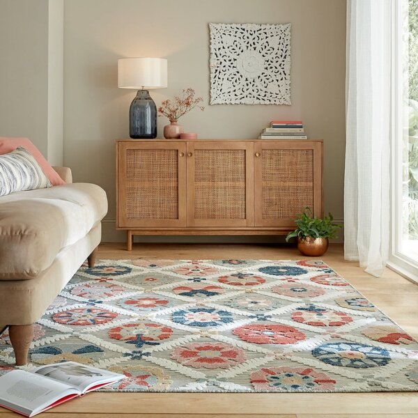 Siva zunanja preproga 230x160 cm Flora - Flair Rugs
