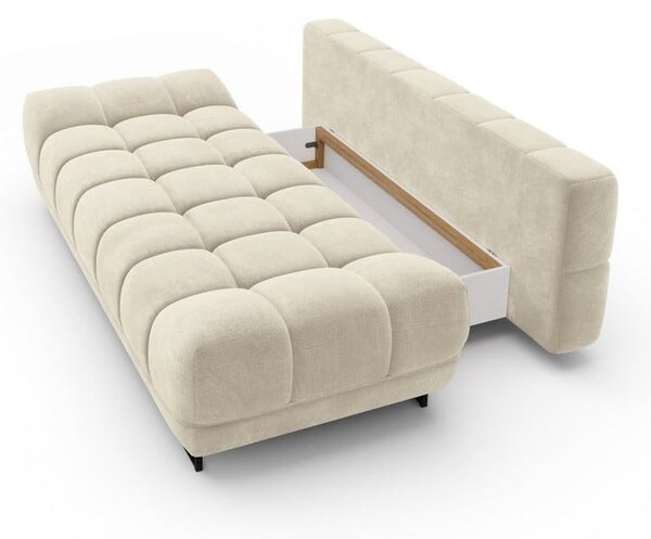 Bež žameten raztegljiv trosed Windsor & Co Sofas Cirrus