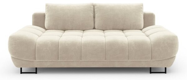 Bež žameten raztegljiv trosed Windsor & Co Sofas Cirrus