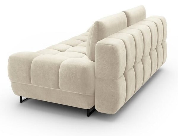 Bež žameten raztegljiv trosed Windsor & Co Sofas Cirrus