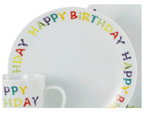 Creatable Servis Za Zajtrk Happy Birthday, 12-Delni
