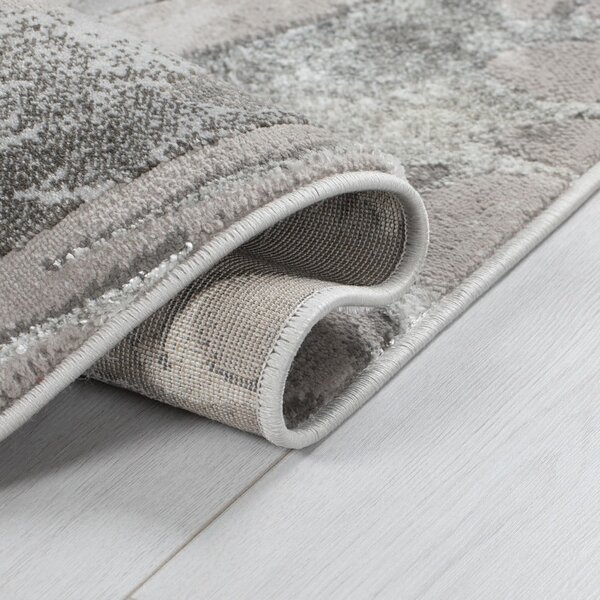 Siv/srebrn tekač 60x230 cm Marbled – Flair Rugs