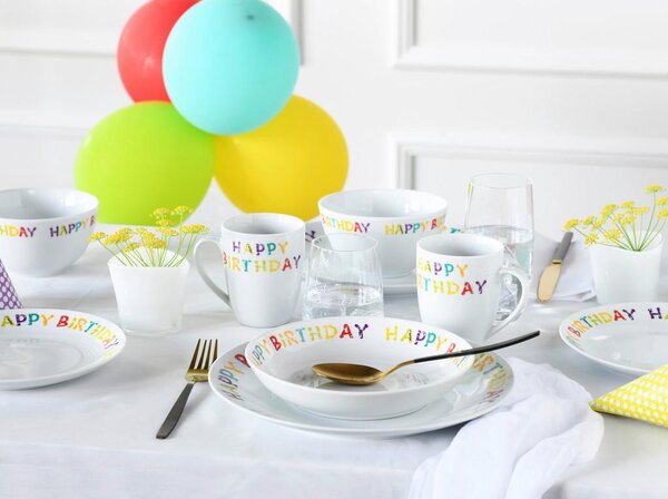 Creatable Kombinirani Servis Happy Birthday, 10-Delni