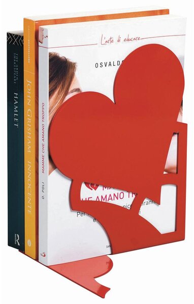Mömax Držalo Za Knjige Mon Amour, Rdeča