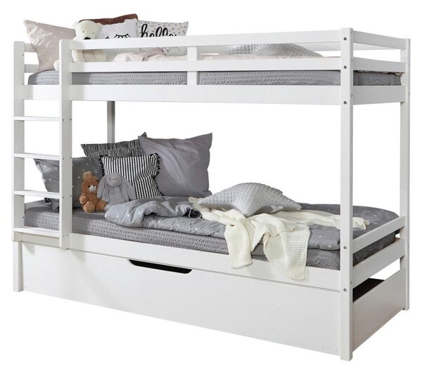 Livetastic Pograd Finn, 90x200, Bor, Bela, Masivna