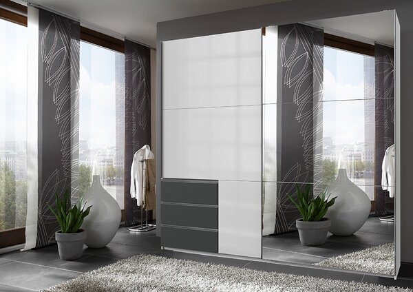 Garderobna omara LEVEL BLACK 2