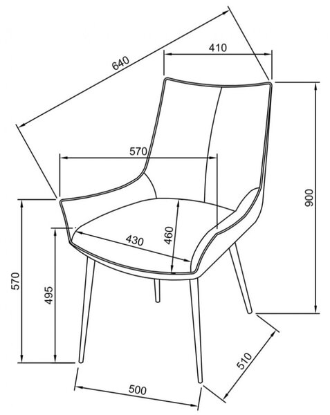 Stol PROFI (rjava)