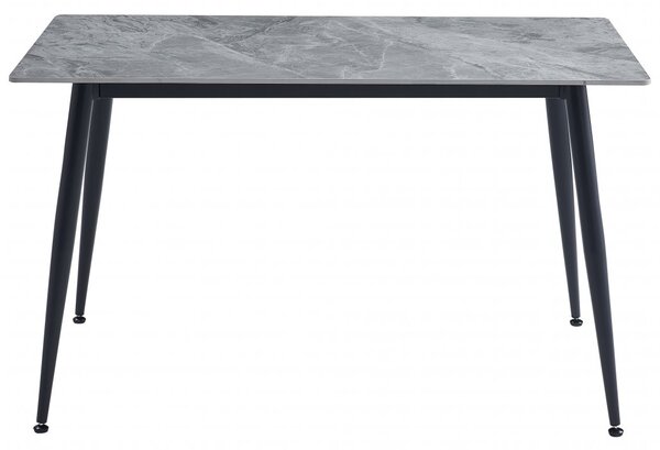Jedilna miza ADRIA 140x80 (hg siv marmor)