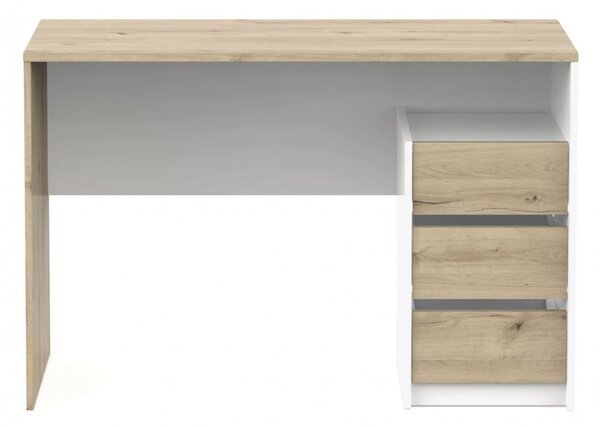 Pisalna miza HARISSON 468657 (hrast/bela)