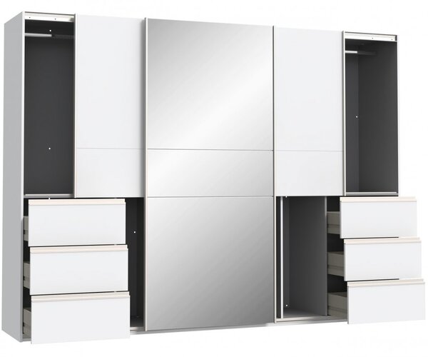 Garderobna omara WINN 2 W2QS13332 (bela)