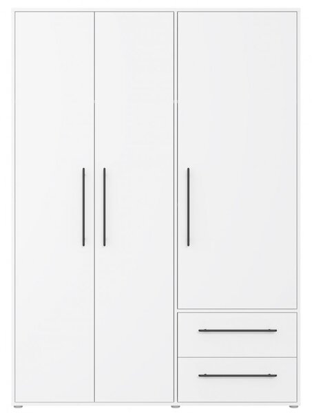 Garderobna omara MOKKARIS MKSS833 (bela)