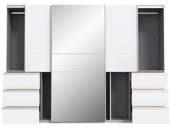 Garderobna omara WINN 2 W2QS13332 (bela)