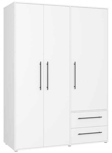 Garderobna omara MOKKARIS MKSS833 (bela)