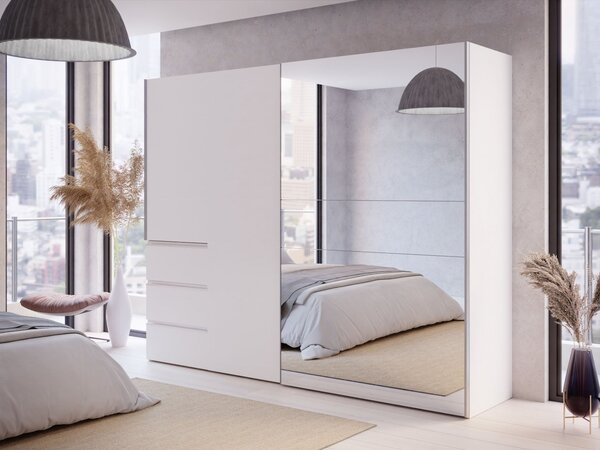 Garderobna omara WINN 2 W2QS52332 (bela)
