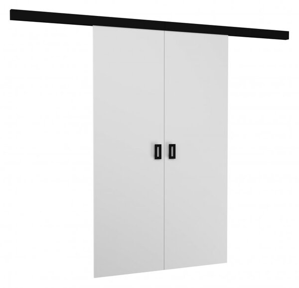 Dvokrilna drsna stenska vrata TOPPO 166 cm