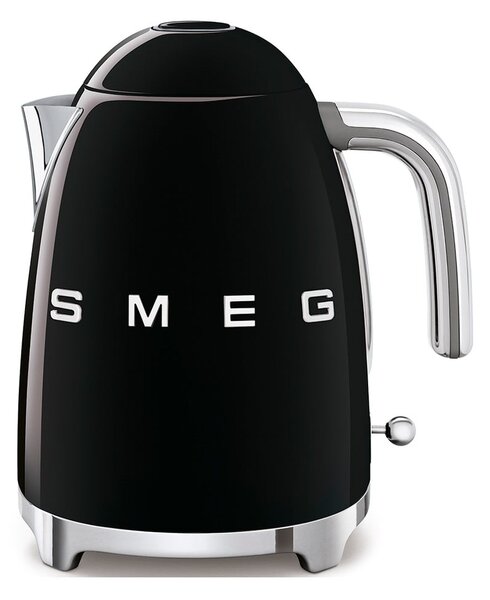 Črn grelnik vode iz nerjavečega jekla 1,7 l Retro Style – SMEG