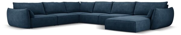 Temno moder kotni kavč (levi kot) Vanda - Mazzini Sofas