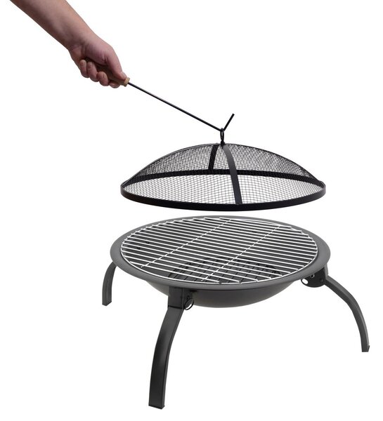 Kamin Cattara Vesuvius z rešetko, premer 48 cm