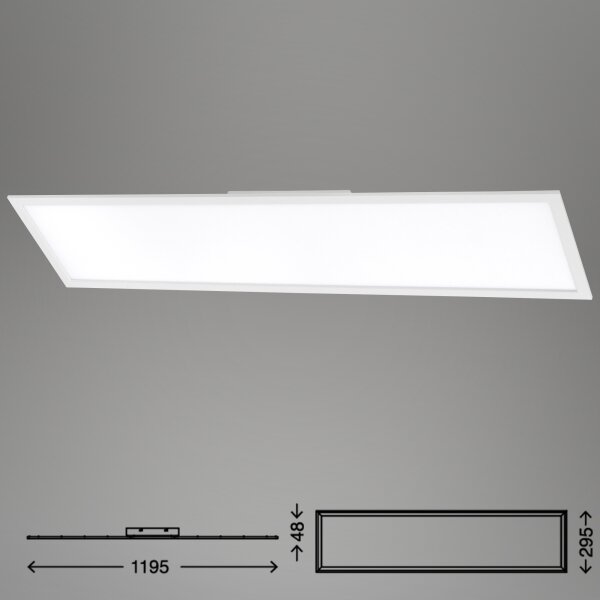 Briloner 7196-016 - LED Zatemnitvena stropna svetilka PIATTO LED/36W/230V + Daljinski upravljalnik