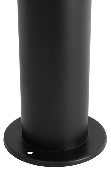 Sodobna zunanja svetilka črna 80 cm IP44 vključno z LED - Roxy