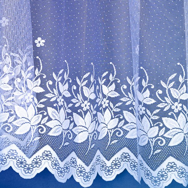 4Home Zavesa Flowers mini ravna, 400 x 120 cm, 400 x 120 cm