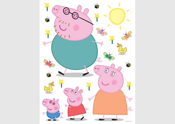 Samolepilna dekoracija Peppa Pig Classic, 65 x 85cm