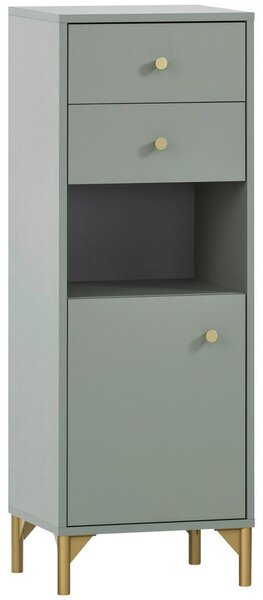 Stylife Visoka Komoda Ando, Pastelno Zelena