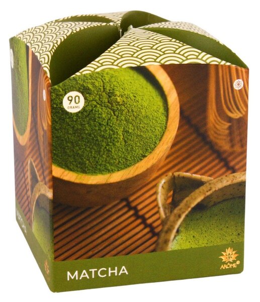 Arome Dišeča sveča v kozarcu Matcha, 90 g