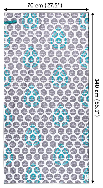 Towee Brisača za hitro sušenje WILLYWEE, 70 x 140cm