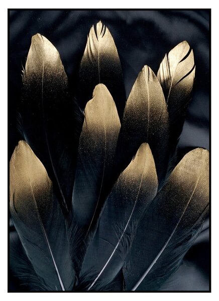 Slika 30x40 cm Golden Feather – Malerifabrikken