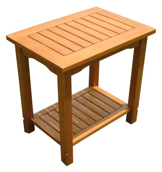 Vrtna mizica iz masivnega evkaliptusa 35x50 cm Santa Cruz – Garden Pleasure